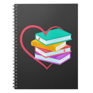 Buchsuche Liebe Bookworter Reader Niedliche Lesbar Notizblock