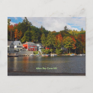 Bucht, Alton Bay Cove NH Postkarte