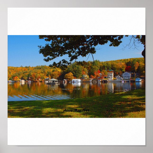 Bucht, Alton Bay NH Poster (Vorne)