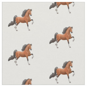 Bucht-Amerikaner Saddlebred Pferdegewebe Stoff