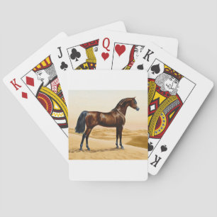 Bucht-AraberStallion Spielkarten