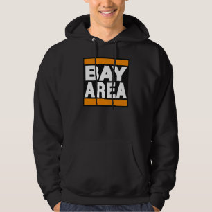 Bucht-Bereichs-Orange Hoodie