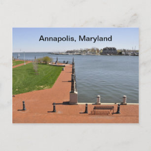 Bucht in Annapolis, Maryland Postkarte