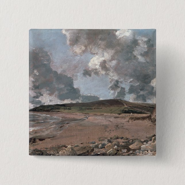 Bucht John Constables | Weymouth mit Button (Vorderseite)
