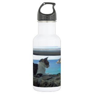 Bucht-Katze Hawaiis Hanaumna Trinkflasche
