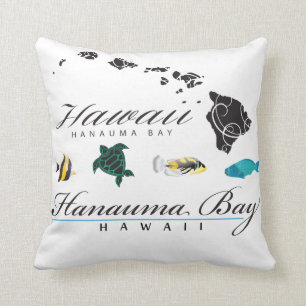 Bucht-Maine-Leben Hawaiis Hanauma Kissen