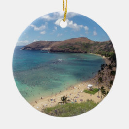 Bucht Oahu Hawaiis Hanauma Keramik Ornament