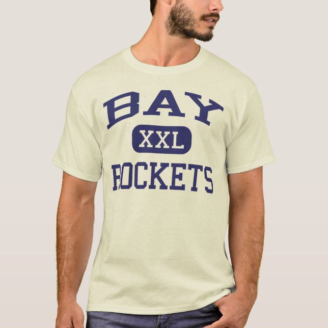 Bucht - Rockets - Bucht-Highschool - Bucht-Dorf T-Shirt (Vorderseite)