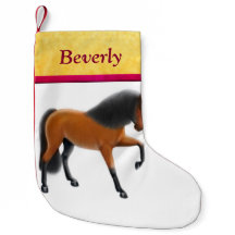 Bucht-spanischer PferdeweihnachtsStrumpf