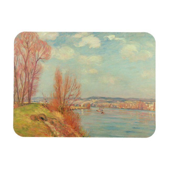 Bucht und Fluss, 1901 (Öl auf Leinwand) Magnet (Horizontal)
