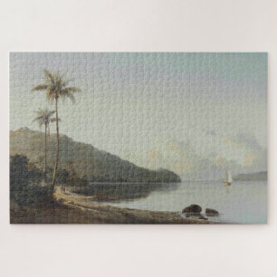 Bucht und Segelboot (1856) von Camille Pissarro Puzzle