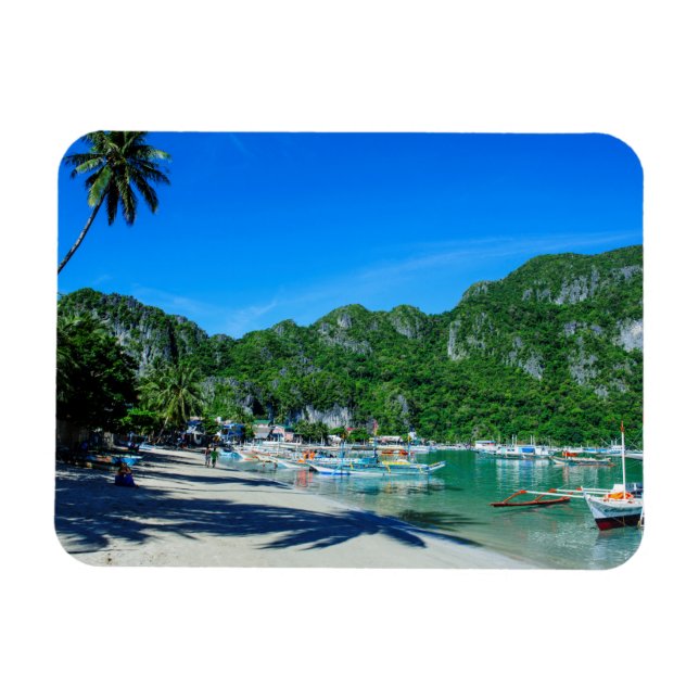 Bucht von El Nido Beach Magnet (Horizontal)