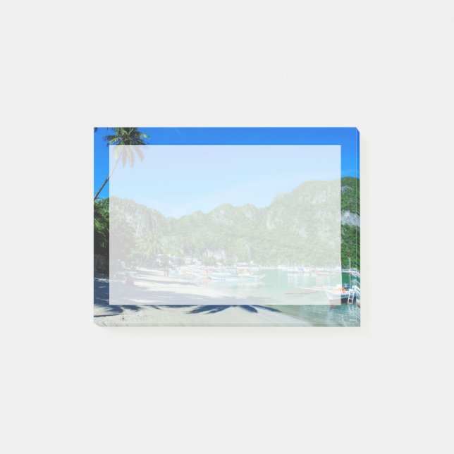 Bucht von El Nido Beach Post-it Klebezettel (Vorderseite)