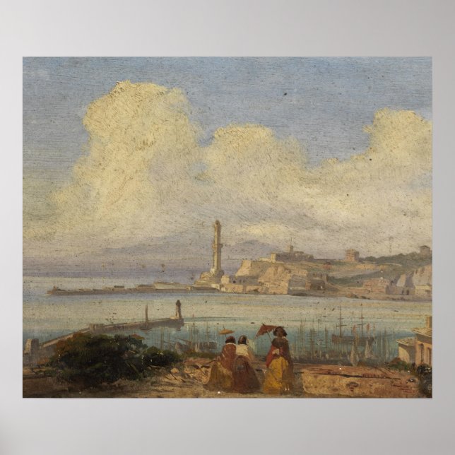 Bucht von Genua (Bucht von Genual) Poster (Vorne)