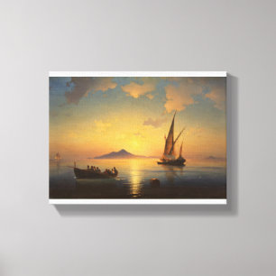 Bucht von Neapel Ivan Aivazovsky Seescape Leinwanddruck