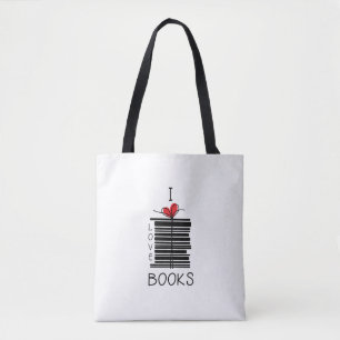 Buchtasche "I Liebe Books"