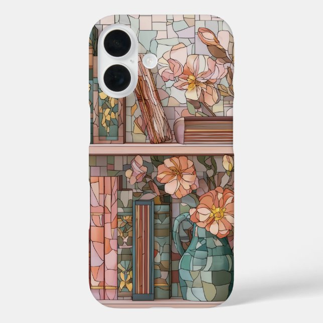 Buchthemen-Buntglas-Handyhülle Case-Mate iPhone Hülle (Rückseite)