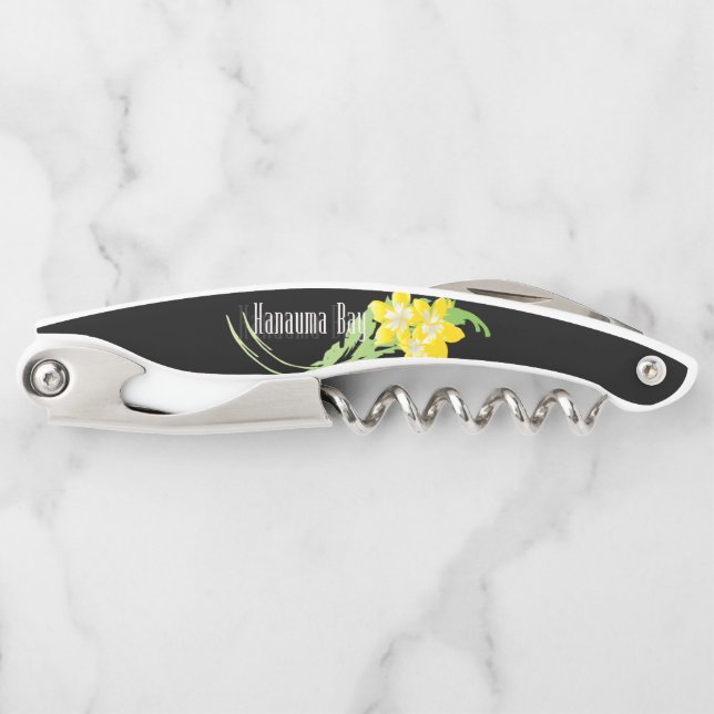 Buchtplumeria-Blume Hawaiis Hanauma Kellnermesser (Vorderseite)