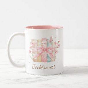 Buchtrovert Coquette Book Zweifarbige Tasse