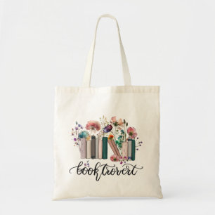 Buchtrovert-Wildblumen Tote Bag Tragetasche