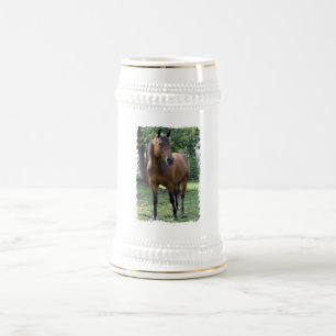 Buchtthoroughbred-Pferdebier Stein Bierglas