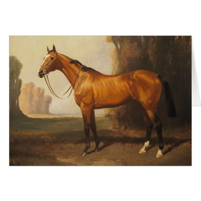 Buchtthoroughbred-Vintage Malerei von James Palmer (Vorderseite (Horizontal))