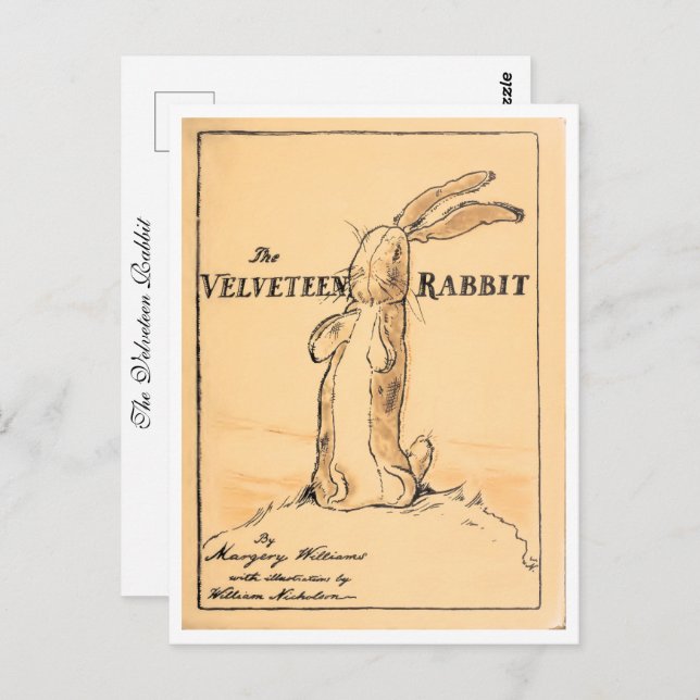 Buchübersicht - Das Kaninchen Velveteen Postkarte (Vorne/Hinten)