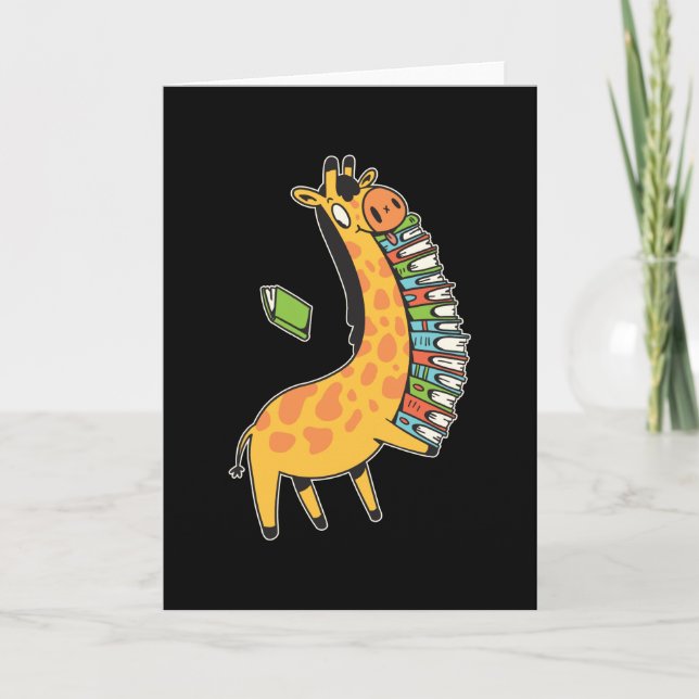 BUCHUNG GIRAFFE KARTE (Vorderseite)