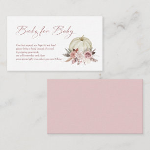Buchungsanfrage Fall Pink Kleine Pumpkin Baby Dusc Begleitkarte