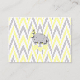 Buchungsanfrage für eine gelbe und graue Elefanten Begleitkarte