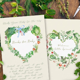 Buchungsanfrage für eine lokale Babydusche Begleitkarte