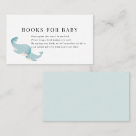 Buchungsanfrage für Whales Blue Baby Begleitkarte