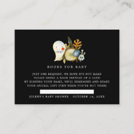 Buchungsanfrage| Halloween Ghost Baby Dusche Begleitkarte