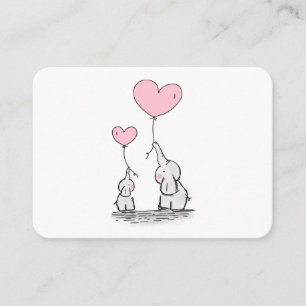 Buchungsanfrage Rosa, weiße Elefantendusche Begleitkarte