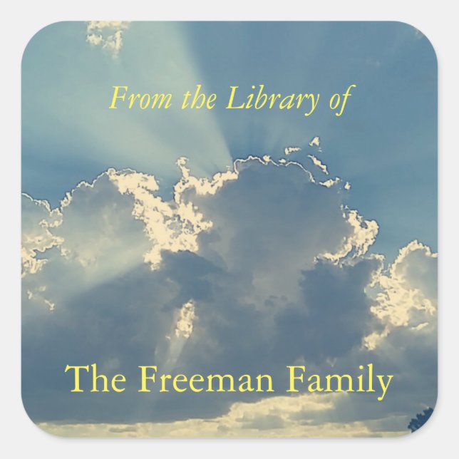 Buchungsplatte für Tagungen Quadratischer Aufkleber (Vorderseite)