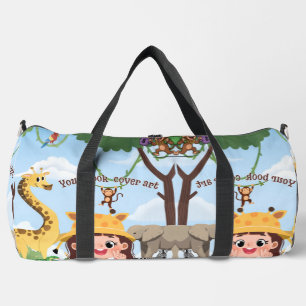 Buchveröffentlichung   Autoren-Werbebuchcover Duffle Bag