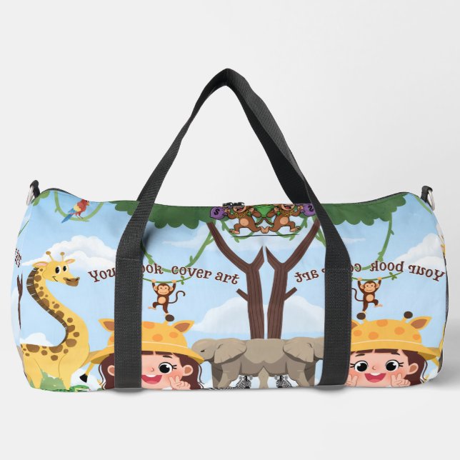 Buchveröffentlichung | Autoren-Werbebuchcover Duffle Bag (Vorderseite)