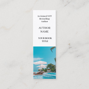 Buchveröffentlichung   Mini-Werbe-Design für Autor Mini Visitenkarte
