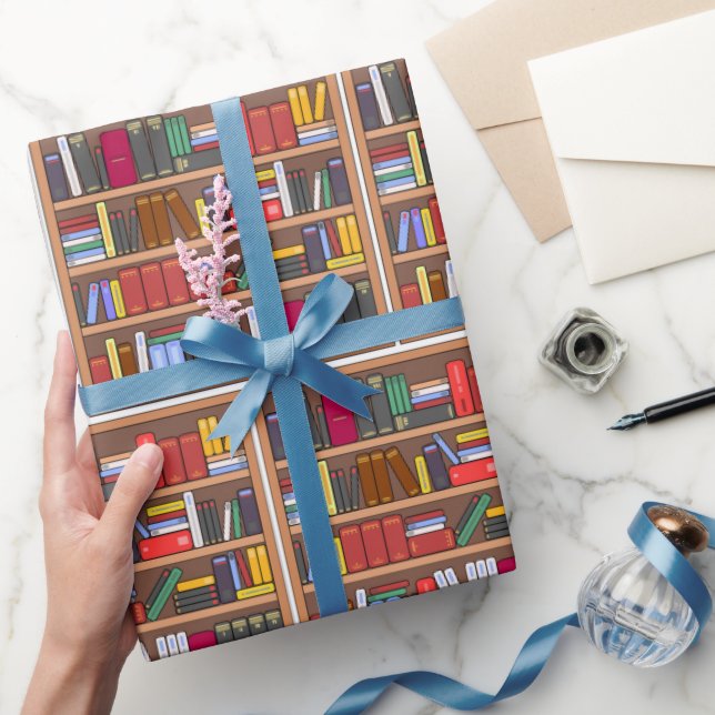 Buchverpackungspapier, Geschenkpapier für Biblioth (Schenken)