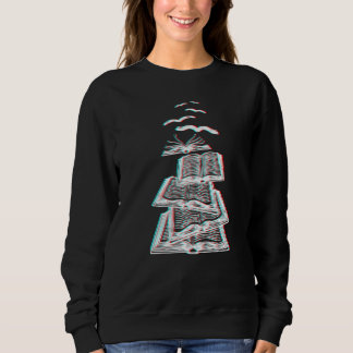 Buchvogel Bookworm Lesen Rattenliteratur Bibliothe Sweatshirt