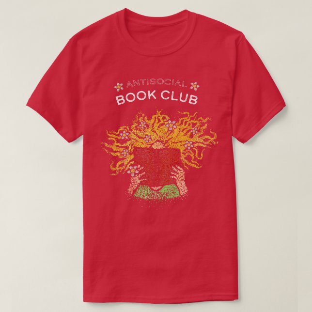 Buchvorstellung Buchliebhaber Romane Buchklub T-Shirt (Design vorne)