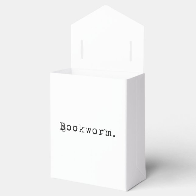 Buchwurm Geschenkschachtel (Geöffnet)
