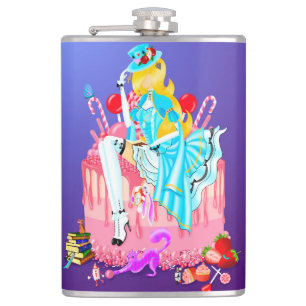 Buchwurm-Hip-Flask Flachmann