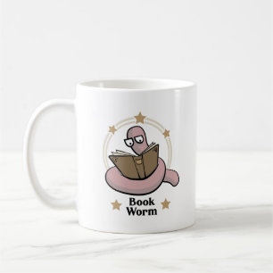 Buchwurm Kaffeetasse