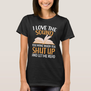 Buchwurm Lesen Bibliophile Librarian Educa T-Shirt