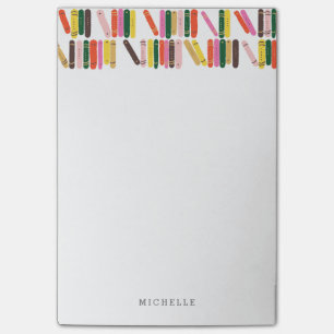 Buchwurm Post-it Klebezettel