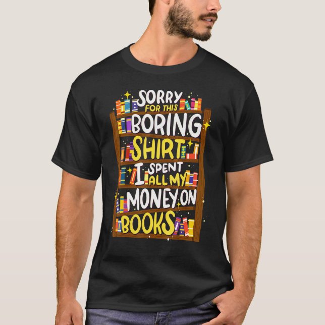 Buchwurm Spaß Angebot T-Shirt (Vorderseite)