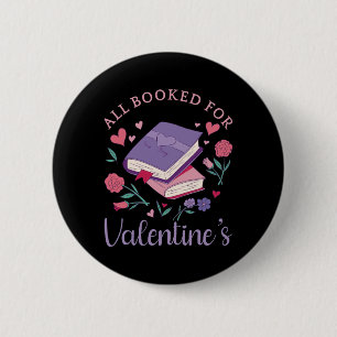 Buchwürmer - Alle für Valentinstag gebucht II Button