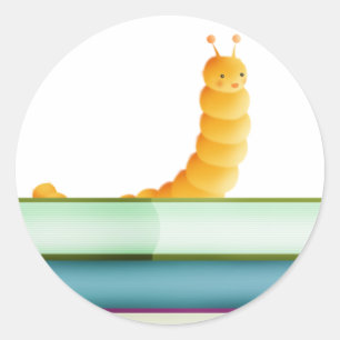 Buchwürmer - Aufkleber