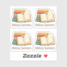 Buchzeichen "Bücher Individuelle Name"